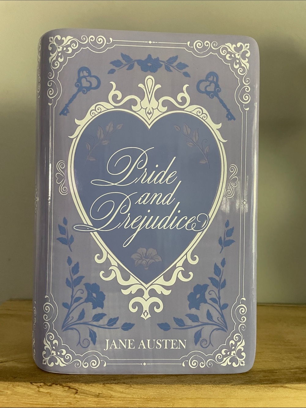 Pride and Prejudice Book Vase Blue Floral New Kirkton Aldi 2026 Book collection